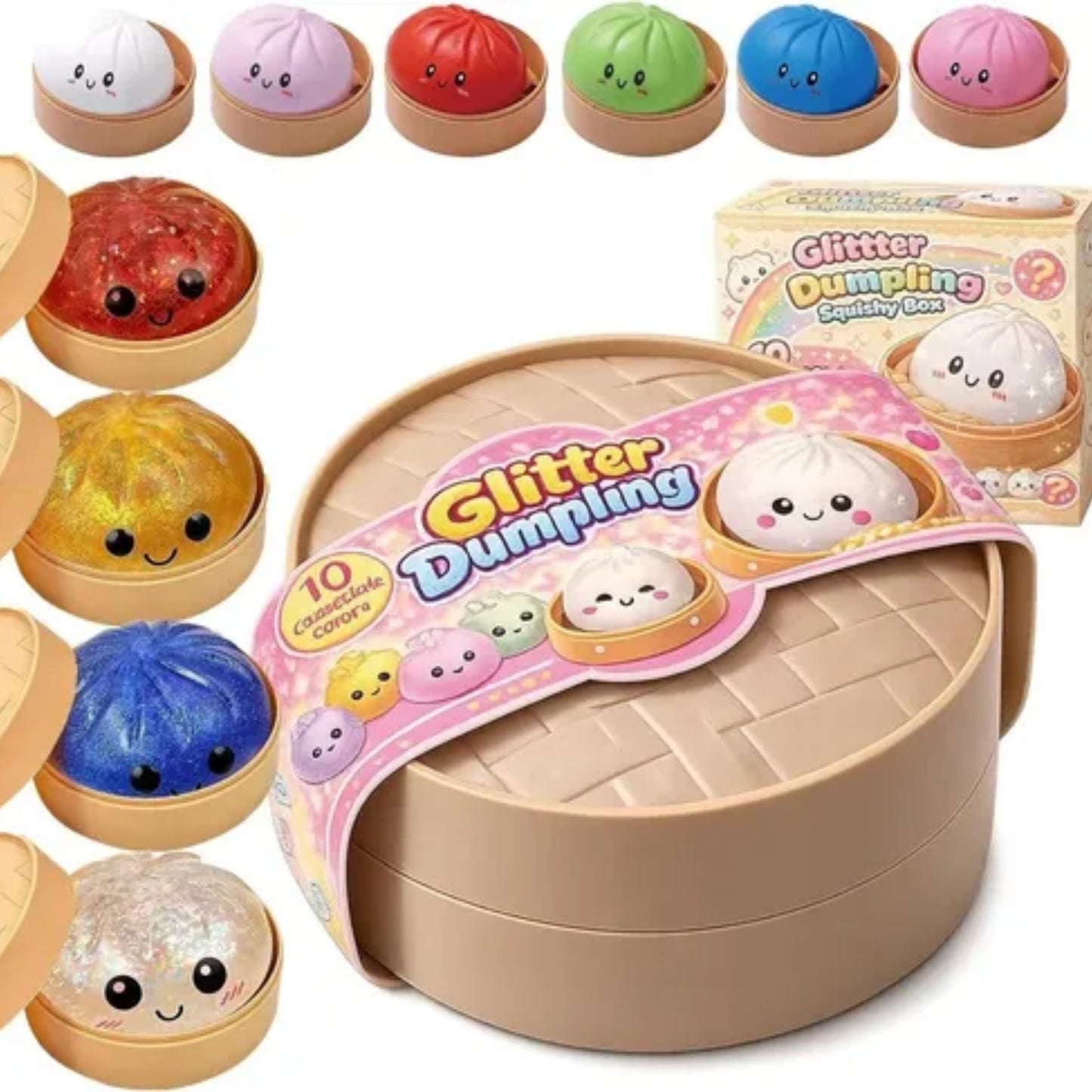 Squishy Bao Dumpling Antiestrés Kawaii