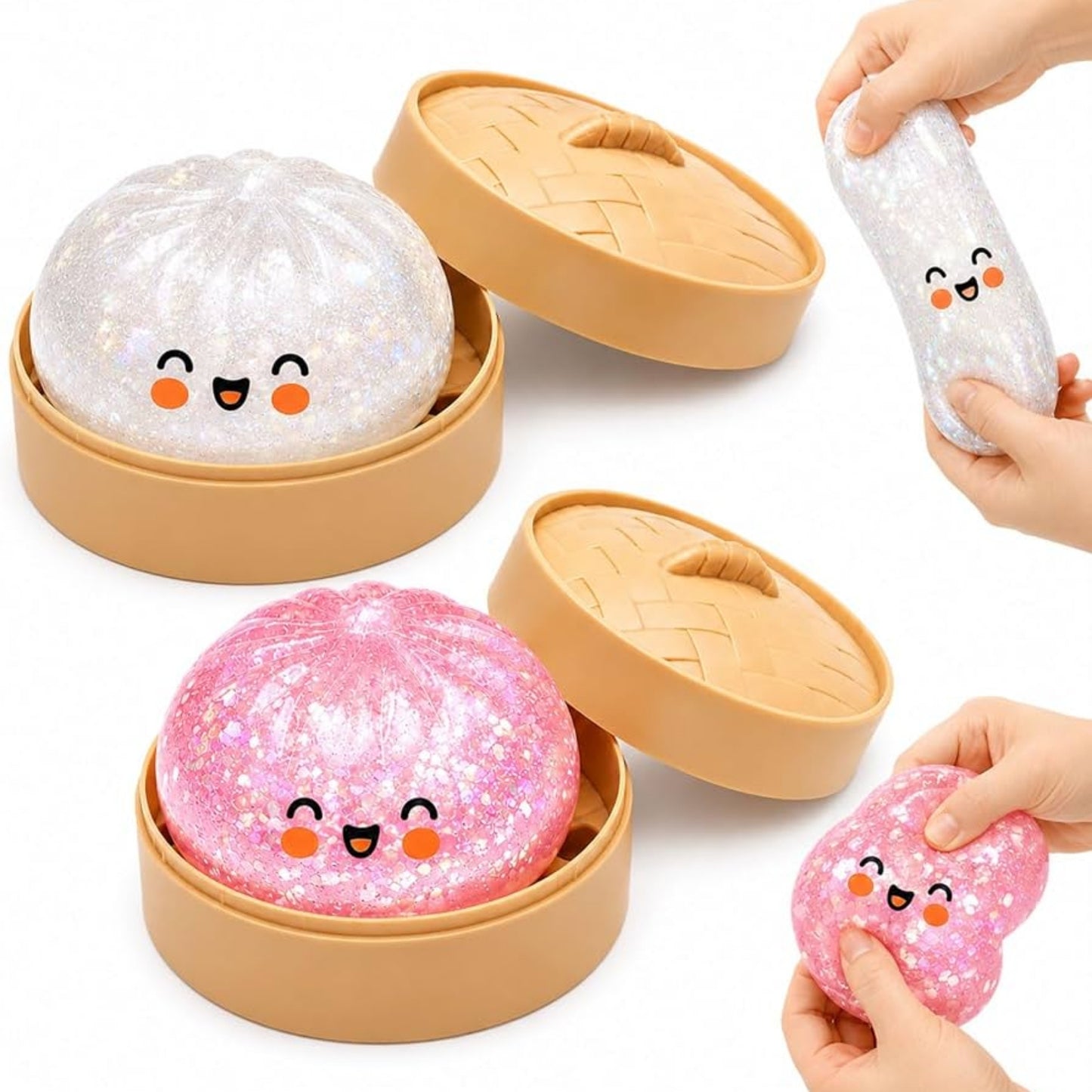 Squishy Bao Dumpling Antiestrés Kawaii