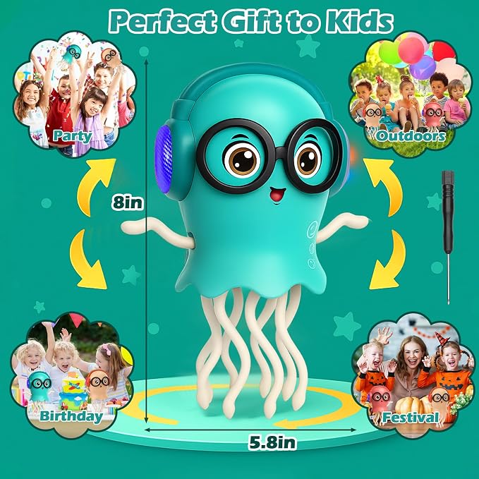 🐙 Pulpo Sensorial Bailarín™ | Diversión sin Pantallas