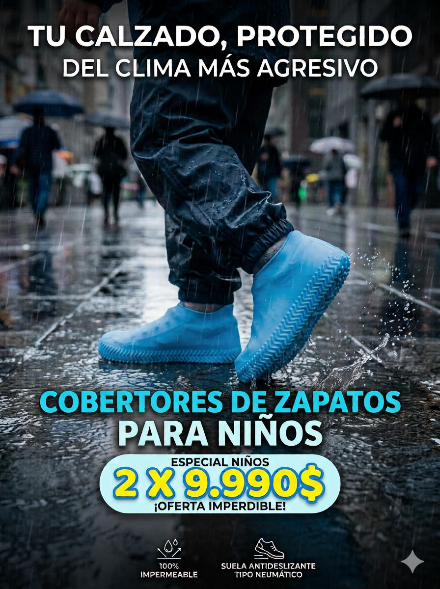 Zapatos Secos Para Niños | Fundas Impermeables Para Zapatos