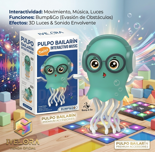 🐙 Pulpo Sensorial Bailarín™ | Diversión sin Pantallas