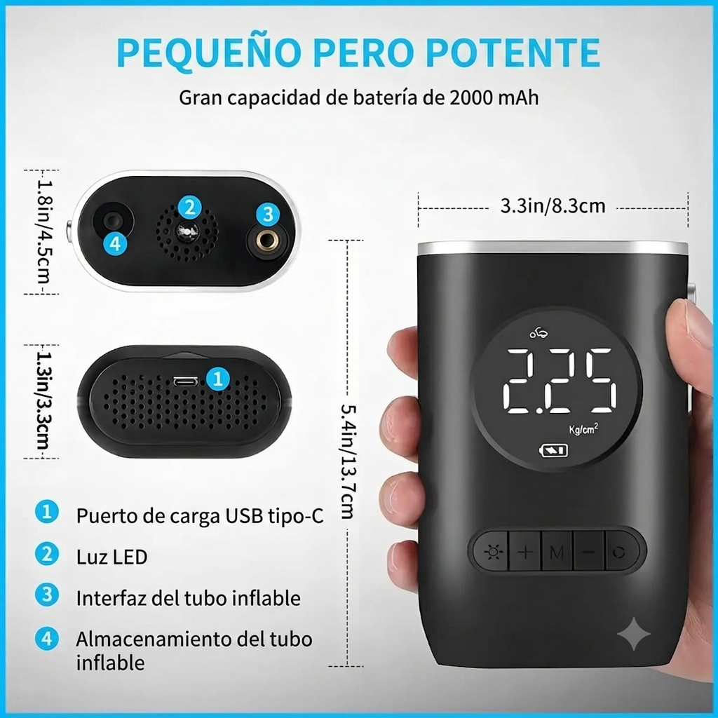 Compresor de aire Portatil